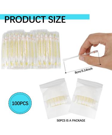 100Pcs Vitamin E Cotton Swabs - Disposable Lip Moisturizers & Dental Care Applicators - Buy Online on SooperMarket.com