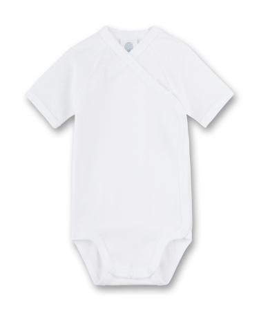 Sanetta wrap bodysuit half sleeve | Sustainable and cute wrap bodysuit for babies made from organic cotton. Baby wrap bodysuit 44