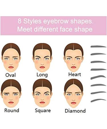 Professional 3D Eyebrow Assistant Multiple Styles Easy Simple Shaping for Beginners and Professionals - Buy Online on SooperMarket.com