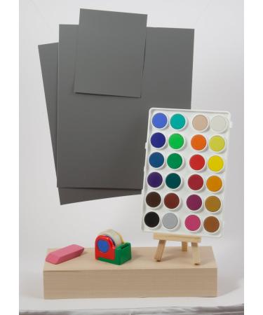 DGK Color Tools R-27, 18% Gray White Balance and Exposure Control Card Set, (Set of Three Cards, Two 8x10" and One 4x5")
