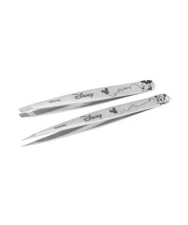 TWEEZERMAN Disney's Mickey Mouse & Minnie Mouse Fall In Love Petite Tweezer Set (Amazon Exclusive)