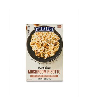 DeLallo Quick-Cook Mushroom Risotto (Pack of 3)