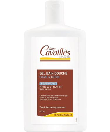 Rog Cavaill s Surgras Sensitive Skins Cotton Flower Bath and Shower Gel 400ml - Buy Online on SooperMarket.com
