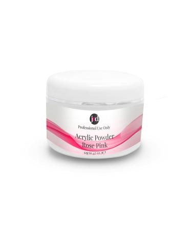 New* JND Acrylic Powder Professional Salon Quality Acrylic Nails Extension Nail Art (12 grams Rose Pink) 12 g (Pack of 1) Rose Pink