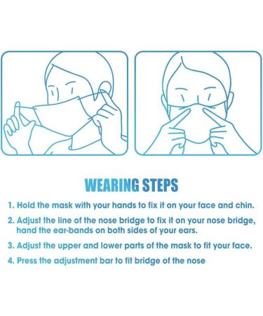 50 Pcs Disposable 3-Ply Orange Face Masks Non Surgical Earloop Mouth Cover - Buy Online on SooperMarket.com