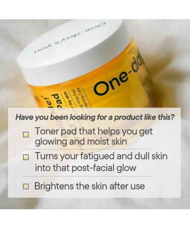 Honey-C Pad One Step Mild Skin Care 60 Pads: Daily Toner for Skin Moisturizing & Brightening - Hypoallergenic Korean Skincare - Buy Online on SooperMarket.com
