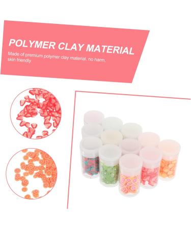 Healeved 12 Boxes Nail Art Accessories Fruit Slices Resin Charms Slices Mini Accessories Nail Fruit Resin Making Charms Nail Art Supplies Lip Gloss Decor Polymer Clay Material Soft Pottery 14.2X8.8X2.5CM Assorted Color - Buy Online on SooperMarket.com