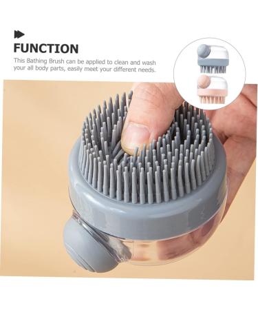 Beavorty 2pcs Massage Shampoo Brush - Silicone Scalp Scrubber & Body Exfoliator - Buy Online on SooperMarket.com