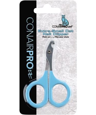 ConairPro Cat Nail Clipper Trimmer - Stainless Steel Blades - Non-slip Grip - XSmall - Blue - Buy Online on SooperMarket.com