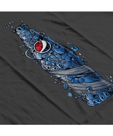 All+Every Pepsi Doodle Bottle Women's T-Shirt M Charcoal - Buy Online on SooperMarket.com