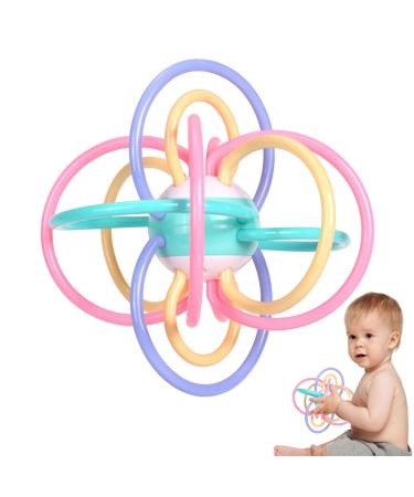 Jingling Teething Toys for Babies | Sensory Rattles & Biting Toys | Rattling Balls & Chomping Fun | Perfect for Teething Relief - Buy Online on SooperMarket.com