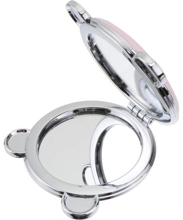 Minkissy Double-Sided Handheld Pig Compact Makeup Mirror for Women Girls - Travel and Bag Handbag Mirror - Creative and Stylish (Style 2) - Buy Online on SooperMarket.com