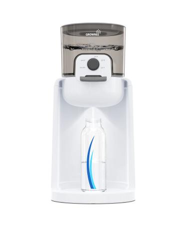GROWNSY Instant Baby Bottle Warmer  Precise 4 Temperatures Control | Night Light  Midnight Feeding | Warm Water Dispenser for Formula in Seconds | 72H Smart Thermostat  Easy Keep Warm