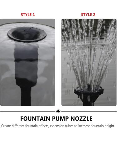 DOITOOL 8 Pcs Toy Submersible Water Pump Fish Pond Fountain Attachment Pump Head Kits Fountain Nozzle Heads Water Fountain Head Fountain Spray Heads Water Fountain Nozzle Suite 8pcs - Buy Online on SooperMarket.com