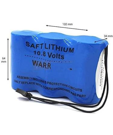 WELLVEUS 4 Pack 3HAC16831-1 Battery for ABB Robot Controller | 10.8V 17Ah - International Shipping Available - Buy Online on SooperMarket.com
