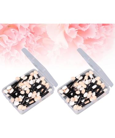 KALLORY 100 Pcs Make up for Face Makeup Eye Makeup Tools Eye Shadow Double Head Cosmetic - Buy Online on SooperMarket.com