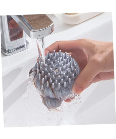 Beavorty 2pcs Massage Shampoo Brush - Silicone Scalp Scrubber & Body Exfoliator - Buy Online on SooperMarket.com