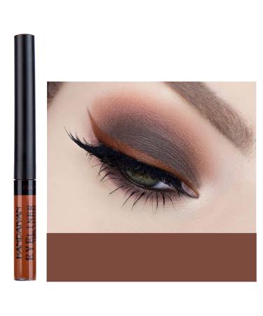 DekRion Liquid Eyeliner  Matte Colored Eyeliners  Brown Eyeliner  White Black Red Brown Green Purple Waterproof High-pigmented Colorful Eyeliners Eye Makeup 1PC Brown 06Brown