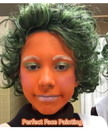 Go Ho Orange Cream Face Body Paint 2.37oz - Water Based Makeup for Kids Party, Cosplay, Halloween Festivals - Buy Online on SooperMarket.com