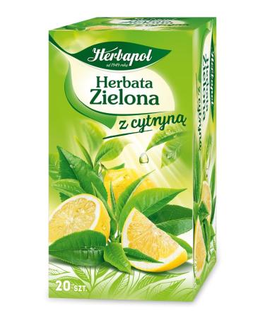 Green Tea With Lemon Herbal Tea Natural Pure And Refreshing Herbal Fruit Infusion Herbapol