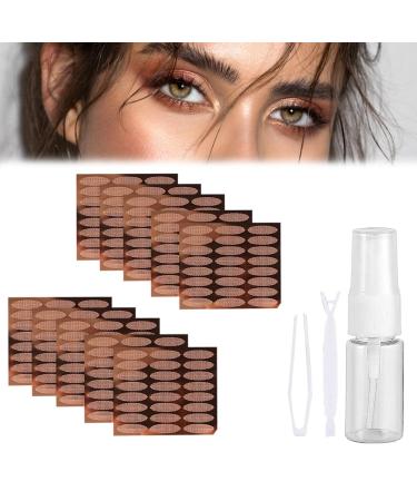 480 pieces of slide stripes loophola tapes eyelid stripes double-sided eyelid tapes invisible immediate eyelash for unevenness/drops/hood lider with tweezers bottle rod bottles XL