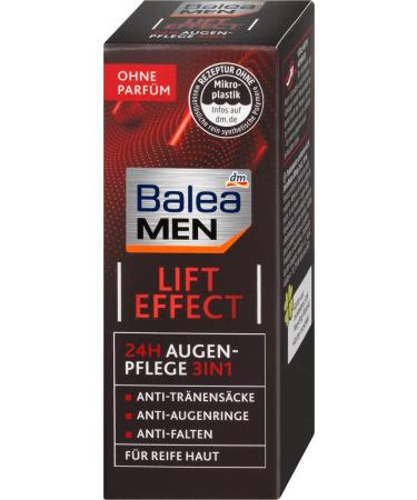 Balea MEN Eye Cream Lift Effect 24h - 15 ml | Anti-Aging Hydration for Men - Buy Online on SooperMarket.com