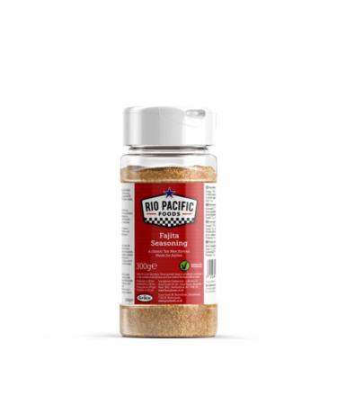 Fajita Seasoning 300g Orange brown blend of spices and herbs for meats to use as a flavour enhancer for grilling roasting or barbecues. Resturant Quality
