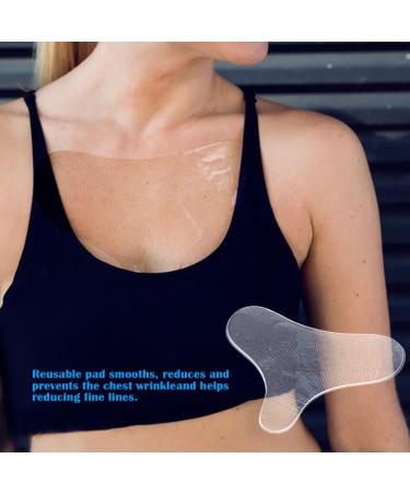 Buy Anti-Wrinkle Silicone Chest Pads - Reusable Self-Adhesive Overnight Patches for Fine Lines - Buy Online on SooperMarket.com