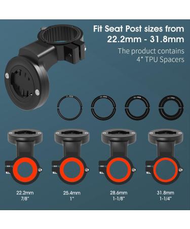 Bike Mount for AirTag - Anti-Theft Bicycle Holder for Apple AirTag & Garmin Varia - GPS Tracker Mount for MTB, Road Bike, Electric Bike, Scooter - Buy Online on SooperMarket.com