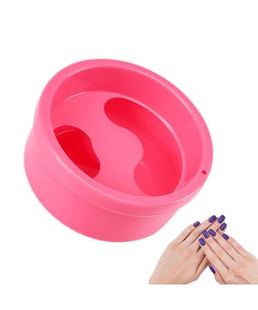 Wontool Bowl | Soak Nail Salon Bowl | Nail Soaking Container Manicure Hand Bowl Art Hand Wash Spa Tool Manicure Tool for Salon Home Pink