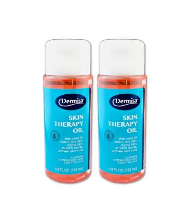 Dermisa Skin Therapy Oil - Multi-Purpose Moisturizing Oil with Vitamin E & A Chamomile Rosemary | 4.2 OZ Pack of 2 - Buy Internationally - Buy Online on SooperMarket.com