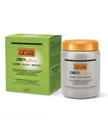 Guam Dren Plus Seaweed Mud for Legs Buttocks Arms Cellulite Free Radicals Anti-Age Made in Italy 1 kg Pack