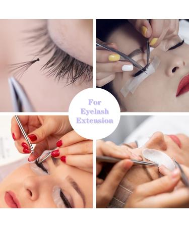 Limko Glue Rings 100PCS Cute Triangle White Glue Cups for Lash Extensions - Makeup Cup for Eyelash Glue Holder - High-Quality Supplies - Buy Online on SooperMarket.com