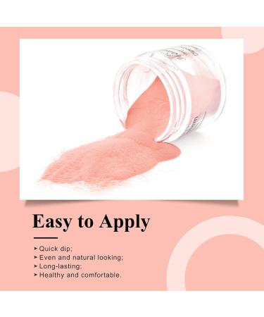 28g Nude Pink Dipping Powder for Summer Nails - No Lamp Cure, Natural Dry Effect (No.75) - Buy Online on SooperMarket.com