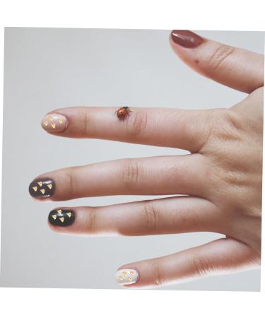 HAPINARY 1 Glass Chip Glass Charms Filling Manicure Charms DIY Glass Fillers Nail Art Charms Nail Art Stone DIY Fillers Manicure DIY Accessories Glass Epoxy Fillers DIY Charm Fillers 0.5X0.3cm Golden - Buy Online on SooperMarket.com
