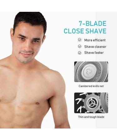 GeRRiT 5-in-1 Electric Razor for Men | 7D Floating Cutter Head USB Rechargeable Rotary Shaver & Grooming Kit - International Shipping Available - Buy Online on SooperMarket.com