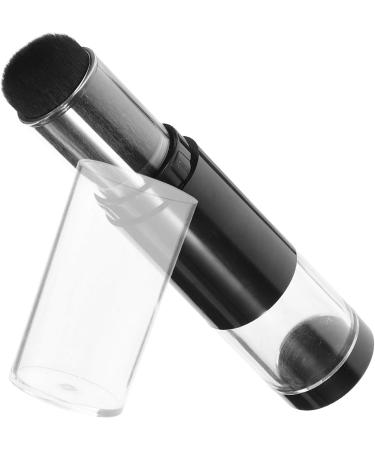 STOBOK Embossing Powder Brush Retractable Foundation Brush Reusable Blush Brush with Refillable Loose Powder Bottle Jars for Tint Highlight Blush Contour Powder Makeup Applicator Tool - Buy Online on SooperMarket.com