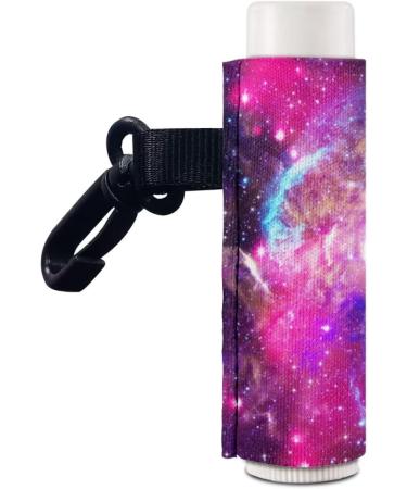 SCRAWLGOD Galaxy Print Lip Balm Holder Keychain Washable Lip Balm Sleeve keychain Chapstick Holder for Ourdoor Activities Wear-Resistant and Comfortable Set of 5 Galaxy Print 5 - Buy Online on SooperMarket.com