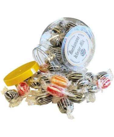250g Cookie Jar of Buchanans Winter Mix Hard Boiled Sweets - Buy Online on SooperMarket.com
