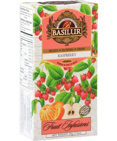 Fruit Infusion - Rasberry Tea x (4) - 25 Bags Per Box - Traditional Herbal Tea - Buy Online on SooperMarket.com