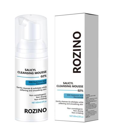Facial Cleanser Salicyl Cleanser Mousse-Contains Salicyl Amino Acids Gently Cleanses The Skin Removes Acne Cleanses and Refines Pores Controls oil Moisturises Skin Breakouts Acne Prevention
