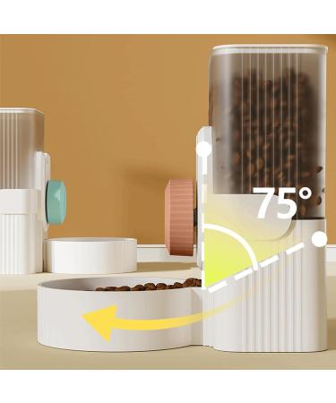 Automatic Cage Feeder | Small Animal Water Dispenser | Cat Food Dispenser | For Hamster Guinea Pig Rabbit Chinchilla Ferret Gerbil Pink feeder - Buy Online on SooperMarket.com
