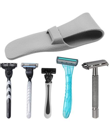 4 PCS Portable Razor Protective Case Waterproof Razor Travel Case Silicone Travel Razor Protector Holder Cases for Man Manual Razor Storage Protective - Buy Online on SooperMarket.com