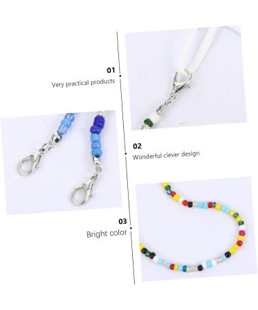 Shop Bcoath 2-Piece Glasses Mask Chain - Anti-Loss Lanyard & Tapes Practical 50x0.3cm Anti-Slip Solution for Masks - Buy Online on SooperMarket.com