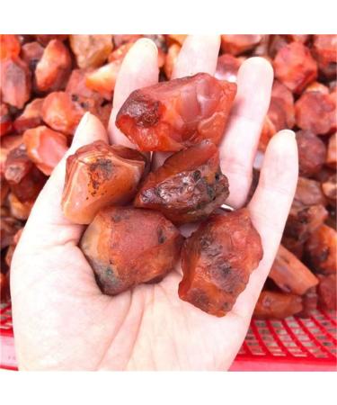 Choice of Gifts Natural Crystal Quartz Minerals Specimen red Carnelian raw Irregular Shape Rough Rock StoneHome Decoration Vibration Stone HOMEZHOU 1pcs 30-40mm - Buy Online on SooperMarket.com
