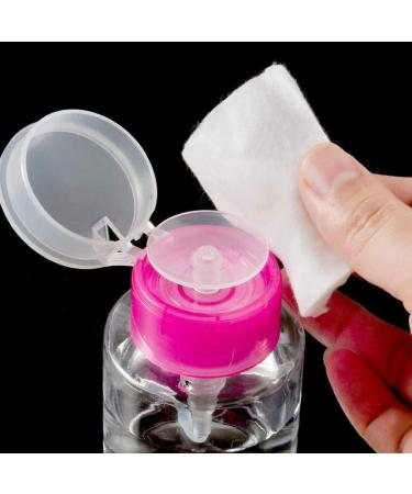 Nail Polish Remover Dispenser Empty Clear Push Down Bottle Plastic Pump Liquid Container Rosy 180ml Nail Polish Remover Dispenser Makeup Remover Dispenser Nail Polish Remover Liquid Bottle Nail - Buy Online on SooperMarket.com