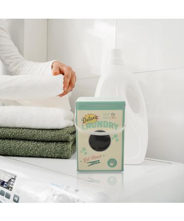 Premium Laundry Detergents Storage Bin | Airtight Lid & Handles | Organize Laundry Powders & Beads - Buy Online on SooperMarket.com
