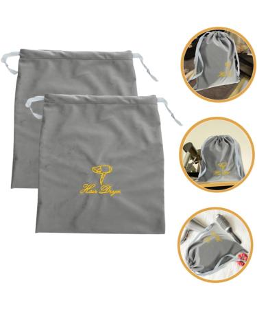 Mikinona 3pcs Hair Dryer Storage Bag Blow Dryer Hair Dryer Organizer Classic Curling Iron Fabric Travel 25.00X22.00X0.50CM 1 - Buy Online on SooperMarket.com