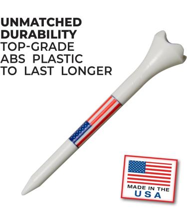 Pride Performance Golf Tees USA Flag 100 Count - Premium Tee Pack - Buy Online on SooperMarket.com