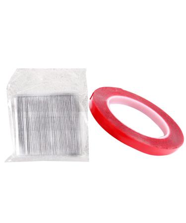 Transparent Nail Art Display Stand Acrylic Nail Tips Display Fake Nails Art Tips Practice Holder Double-Sided Tape Double-sided Tapes For Breast Forms Double-sided Tape 3-m